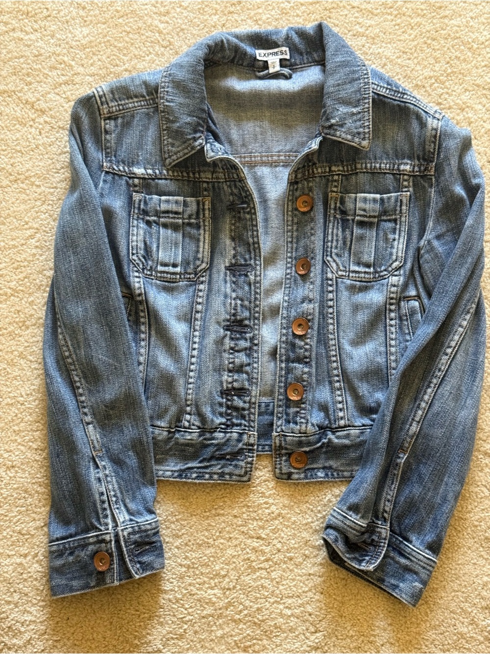 Express Women’s Denim Jacket Size Small